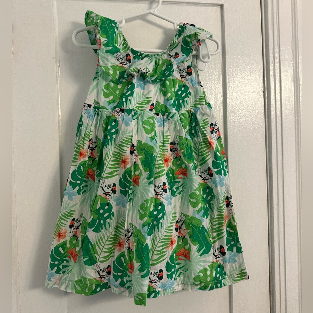 Tropical Disney hideaway small world Minnie Mouse girl Dress cruise aulani